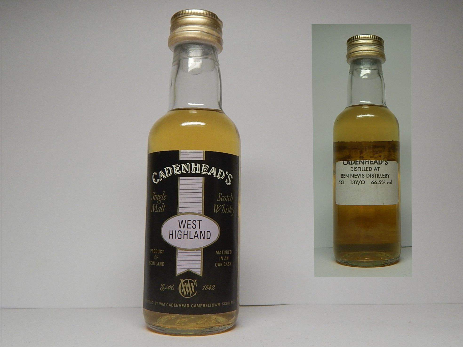 WHSMSW 13yo "Cadenhead´s" 5Cl. 66,5%vol